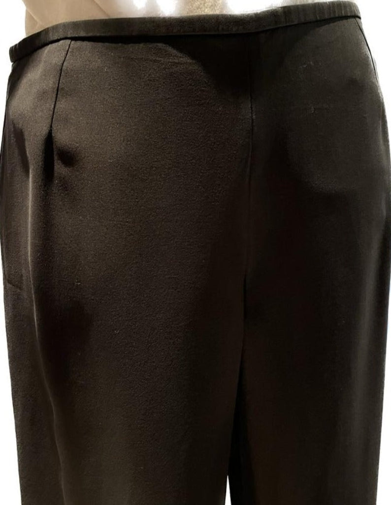 Armani Collezioni  Black Trousers - Rear
