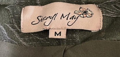 Sheryl May Lilac & Grey Trench Coat - M