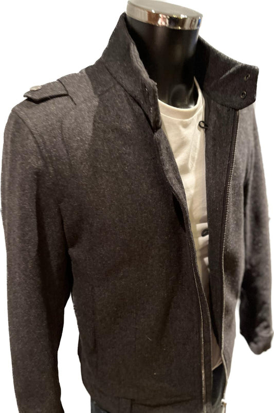 Boss Grey Wool Jacket size UKL
