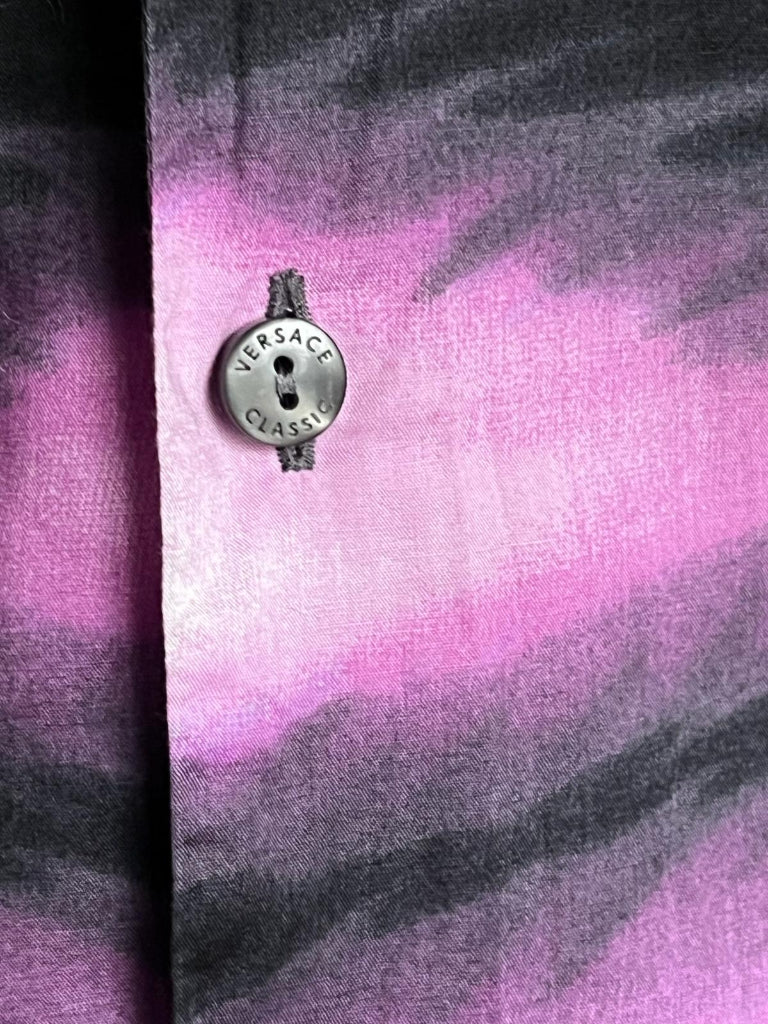 VERSACE CLASSIC Purple Shirt - UK L