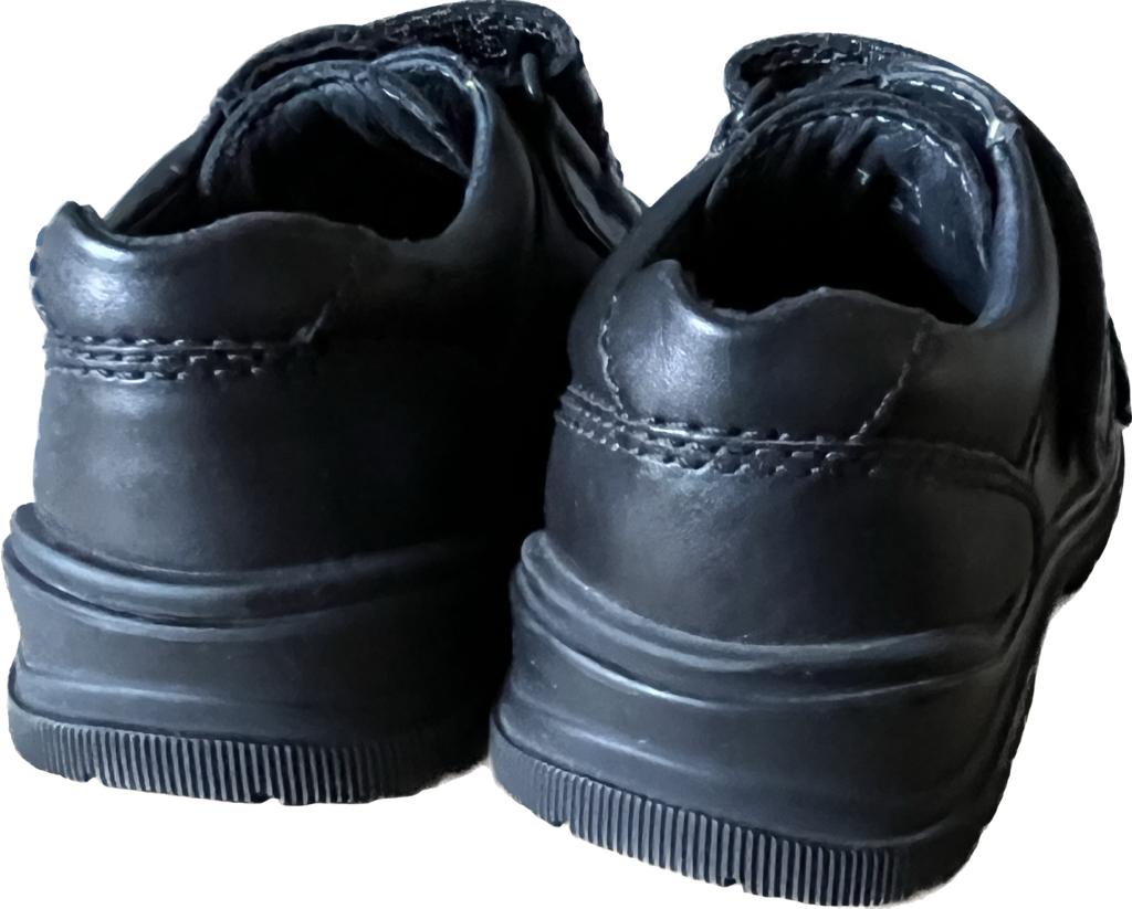 Start-rite Spin Black leather shoes - size from UK 7 1/2H to 10E, NEW in Box