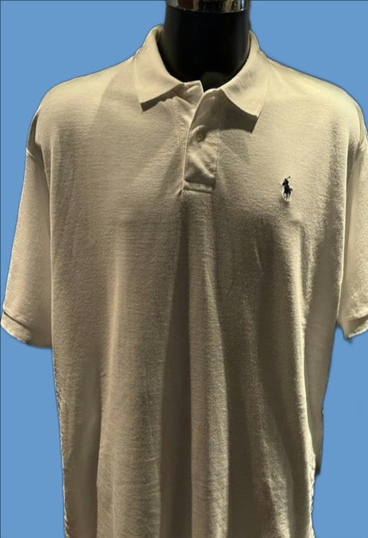 Polo White Short Sleeve Shirt  - Size XXL- Pre-loved