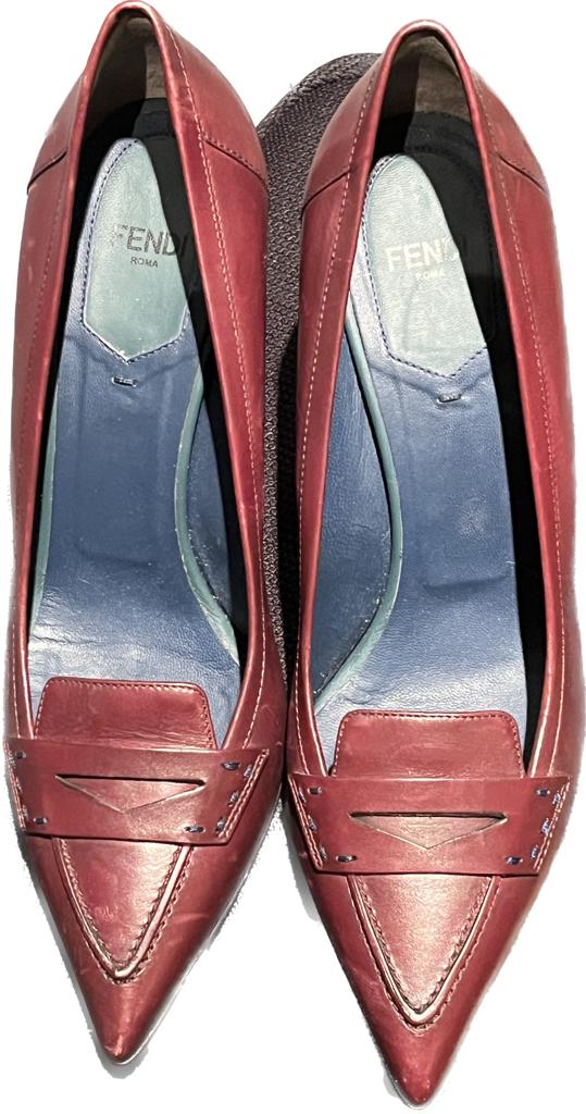 Fendi Chestnut Brown Shoes - UK 5.5