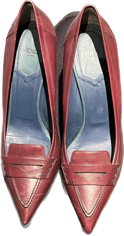 Fendi Chestnut Brown Shoes - UK 5.5