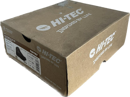 Hi-Tec Black Leather Boots size UK11 Kids  NEW in box