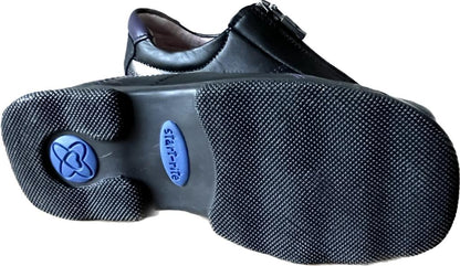 Start-rite Black Leather girls shoes, size UK9.5G.  NEW in Box