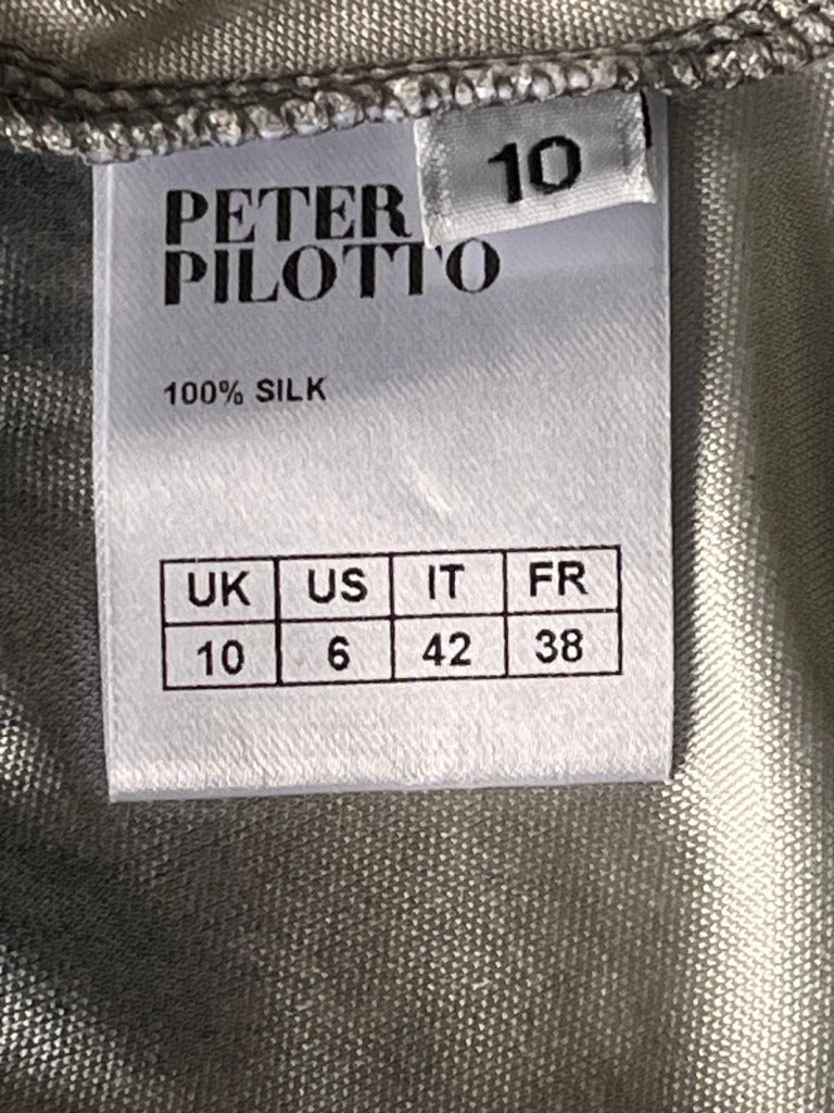 PETER PILOTTO Silk Dress - Size UK10