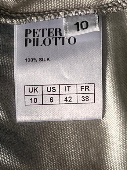 PETER PILOTTO Silk Dress - Size UK10