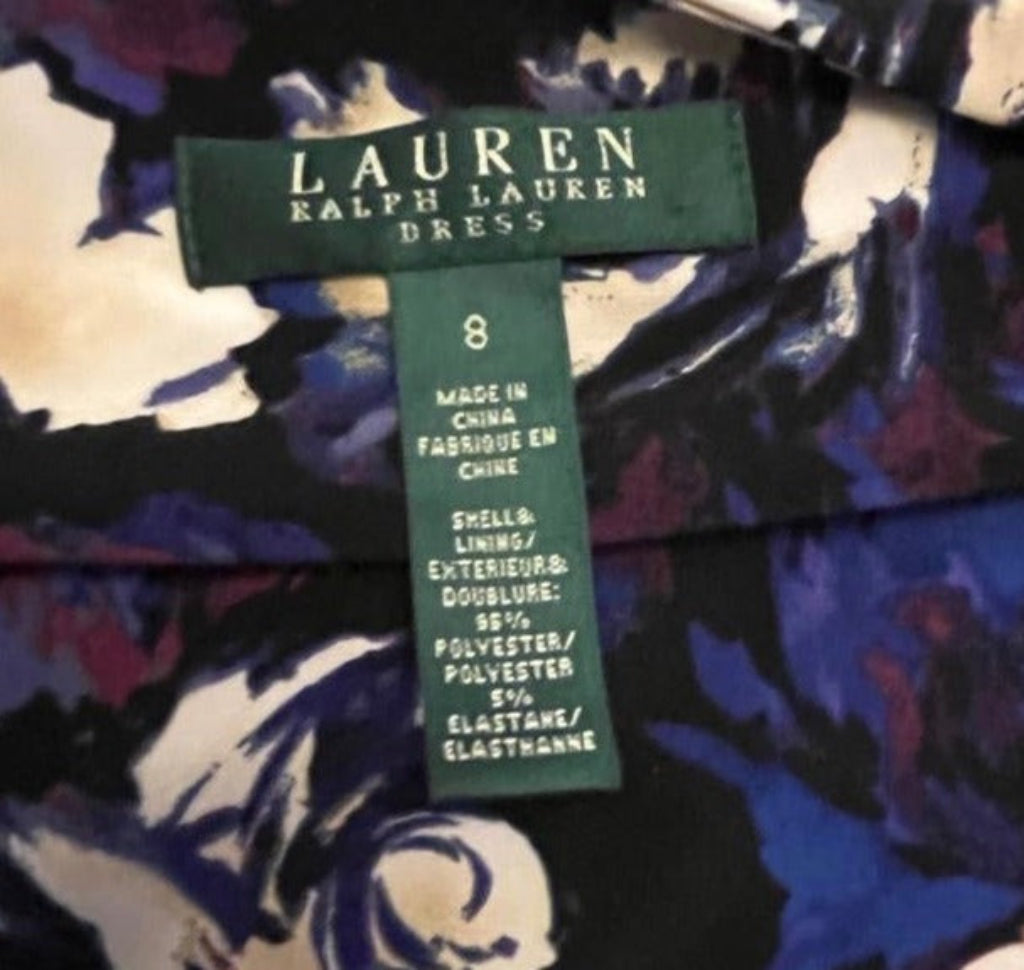 Ralph Lauren Purple/Cream Dress - Mix