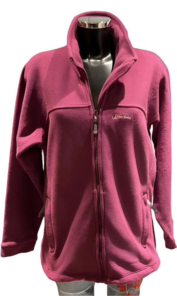 Berghaus Burgundy Fleece - Size UK 18