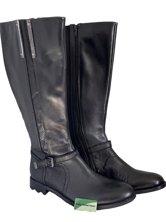 M&S FOOTGLOVE Leather Boots UK7.5 - NEW