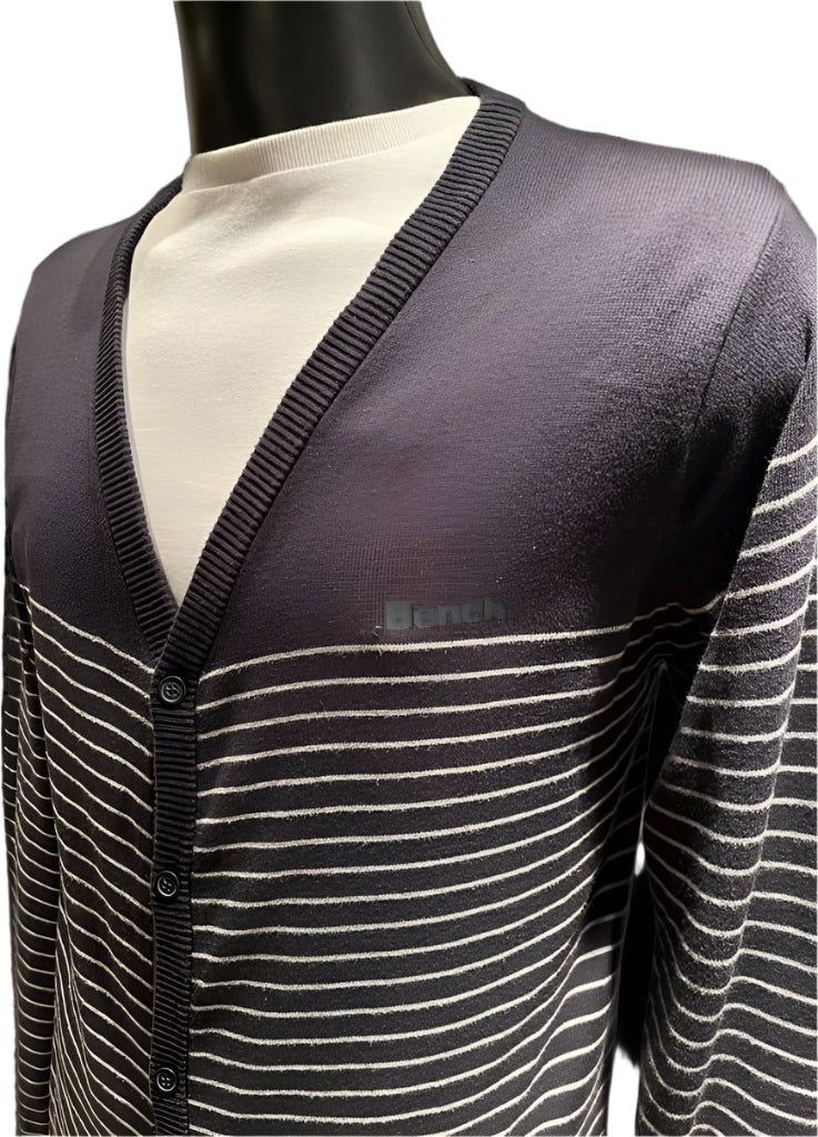 Bench Striped Cardigan Size M - Pre-loved