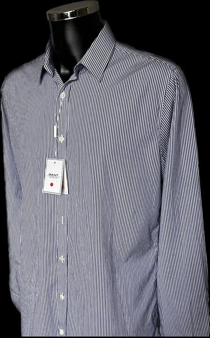 GANT Navy & White Shirt - Size L - Brand New with Tags
