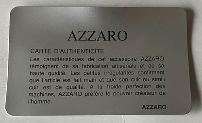 Azzaro Authenticity Card