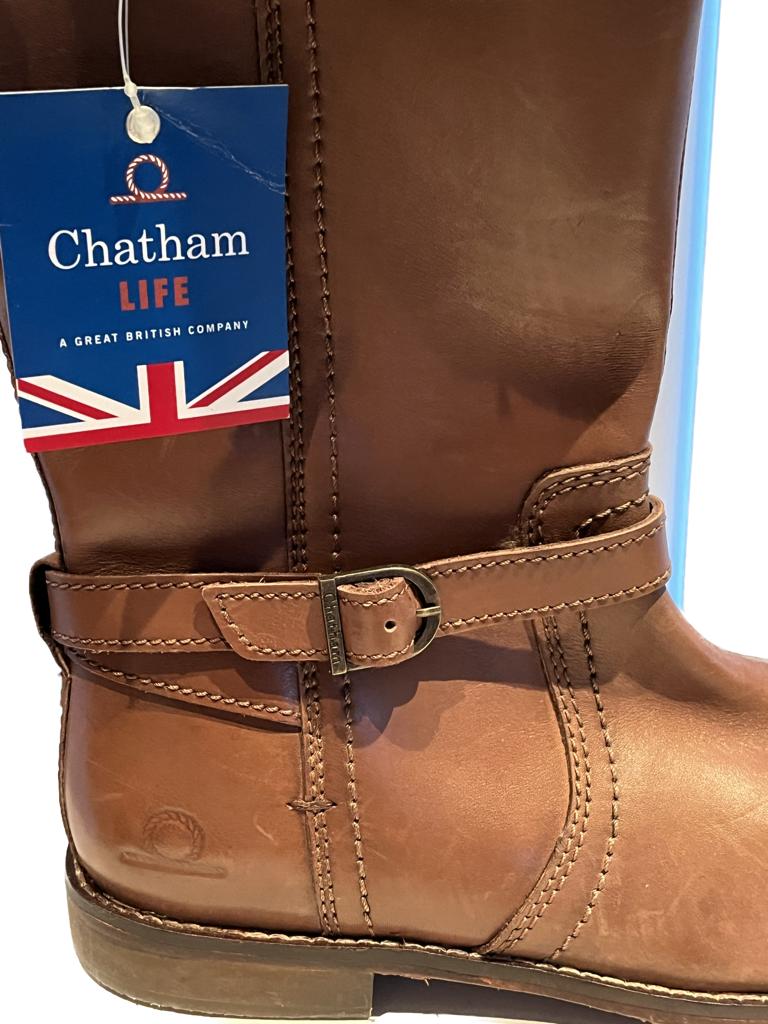 Chatham Brown Leather Boots - Tag & Buckle