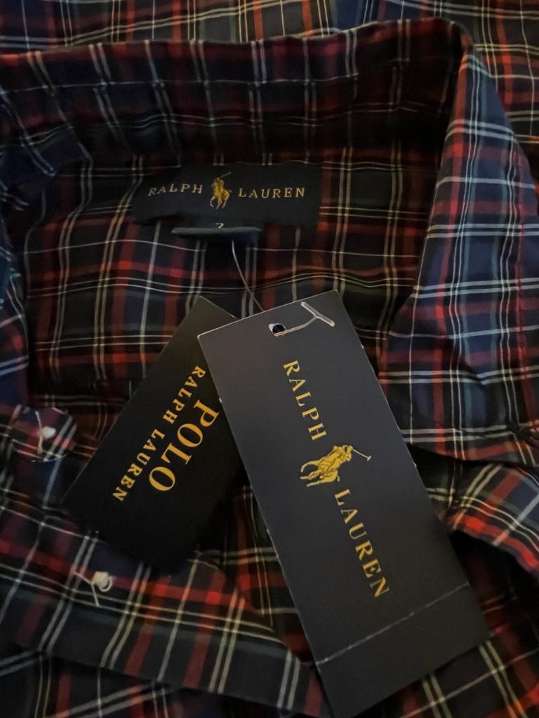 Ralph Lauren Checked Shirt - Age 7 - Tags