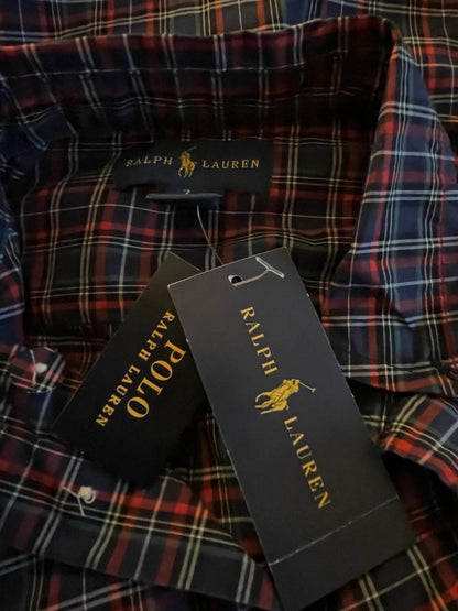 Ralph Lauren Checked Shirt - Age 7 - Tags