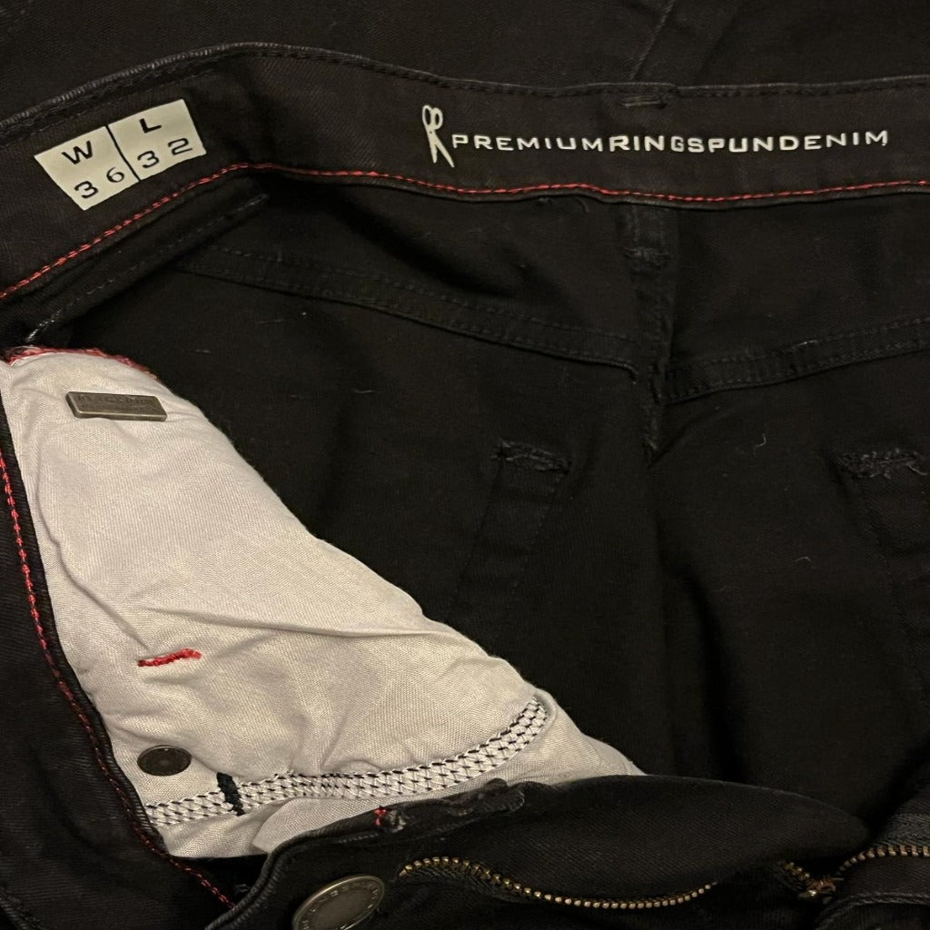 Ringspun Black Jean W34 - Inside