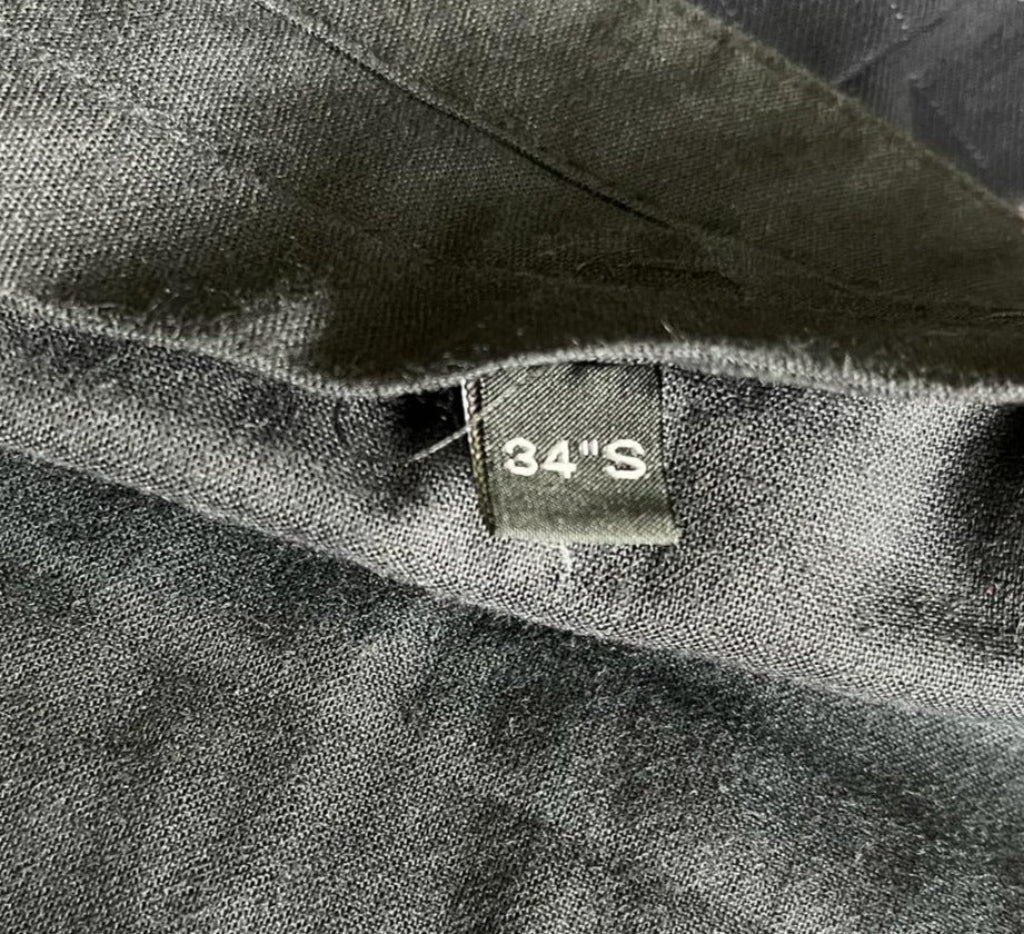 Zegna Single Breasted Navy Suit  - Size W34"S