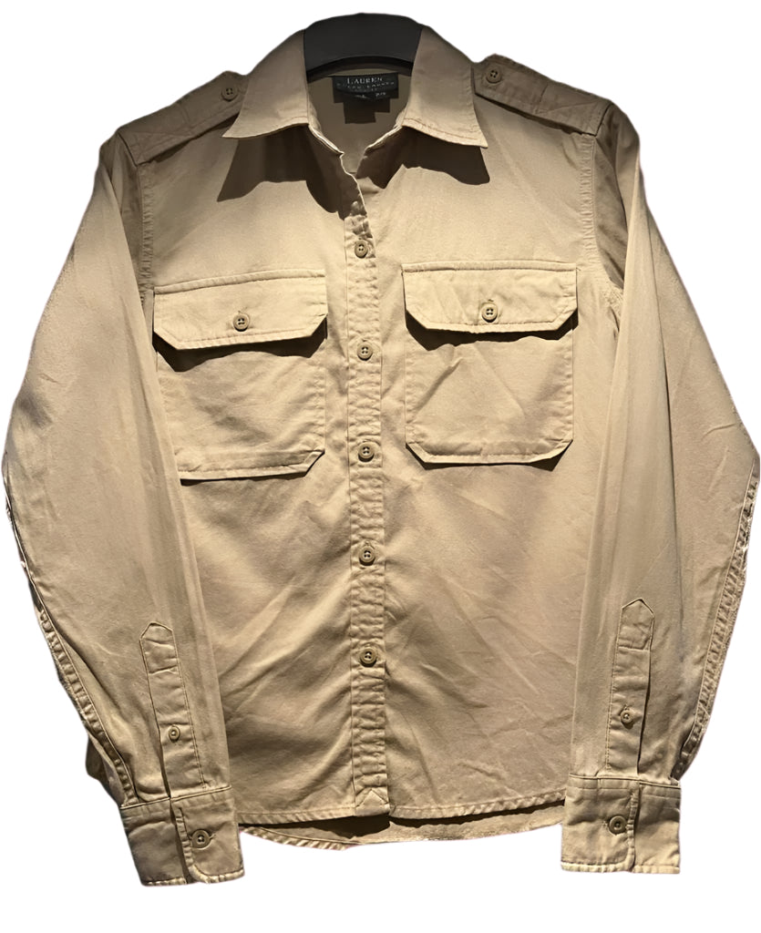Ralph Lauren Stone Petite Shirt  - UK S
