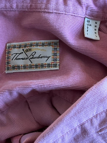 Thomas Burberry Corduroy Brand Badge