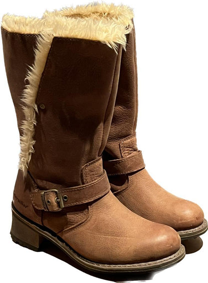 Caterpillar Brown Leather Boots - UK5