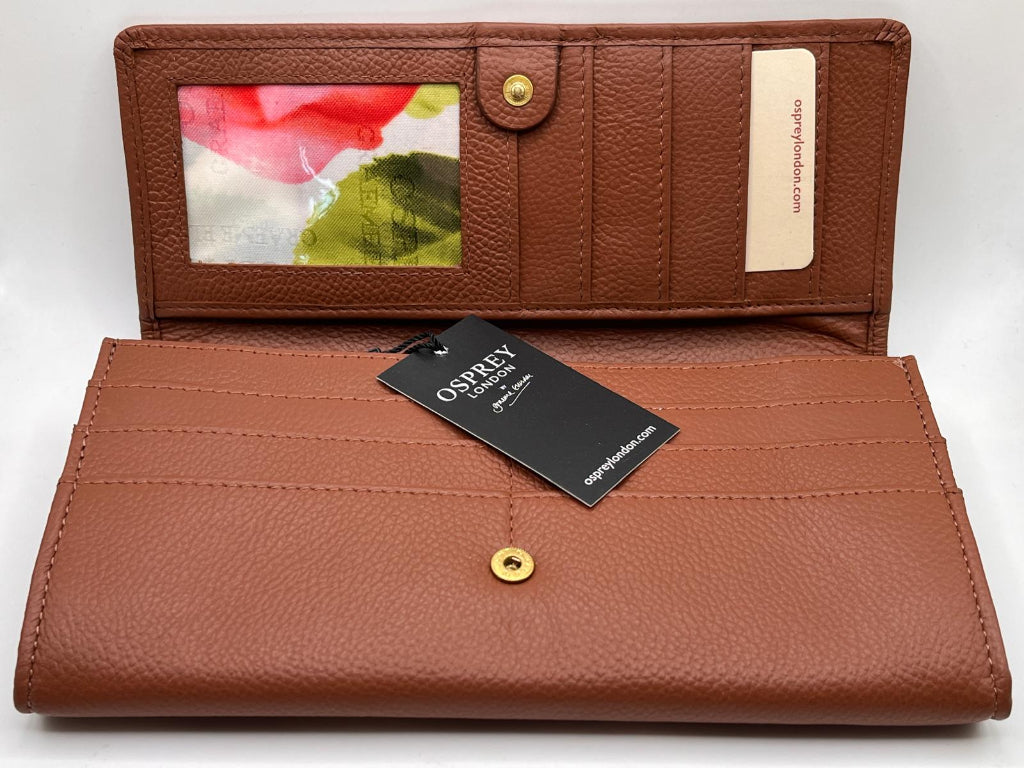 OSPREY Tan Leather Purse