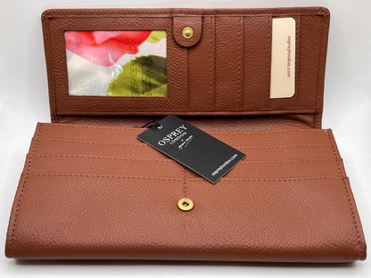OSPREY Tan Leather Purse
