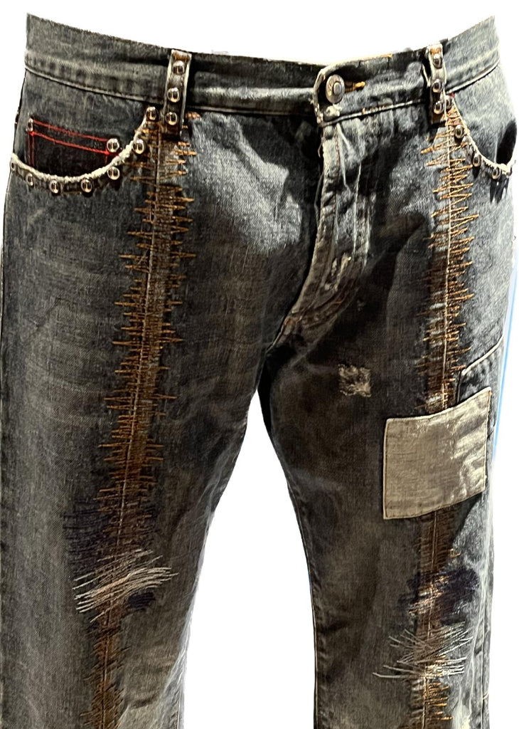 Boss Red Label Patch Jeans W34 - Stitching Craze