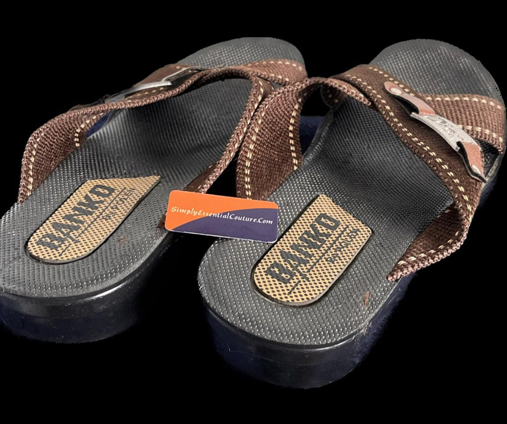 Banko by Polen Brown Sliders - UK7