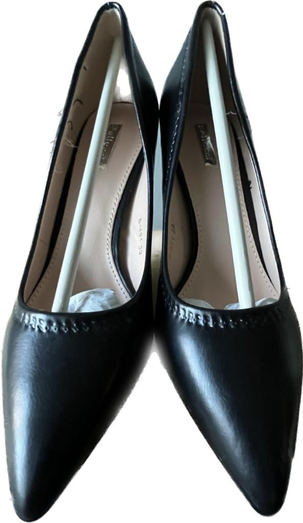 Bellucci Black Court Shoes - Size UK6