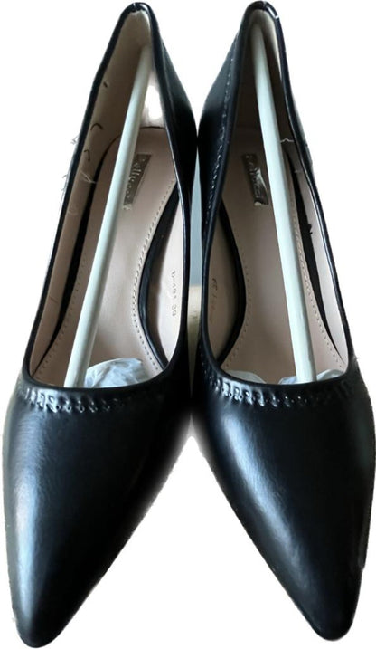 Bellucci Black Court Shoes - Size UK6