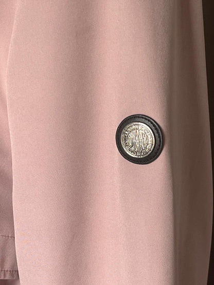 DKNY Baby Pink Hooded Raincoat - UK 14