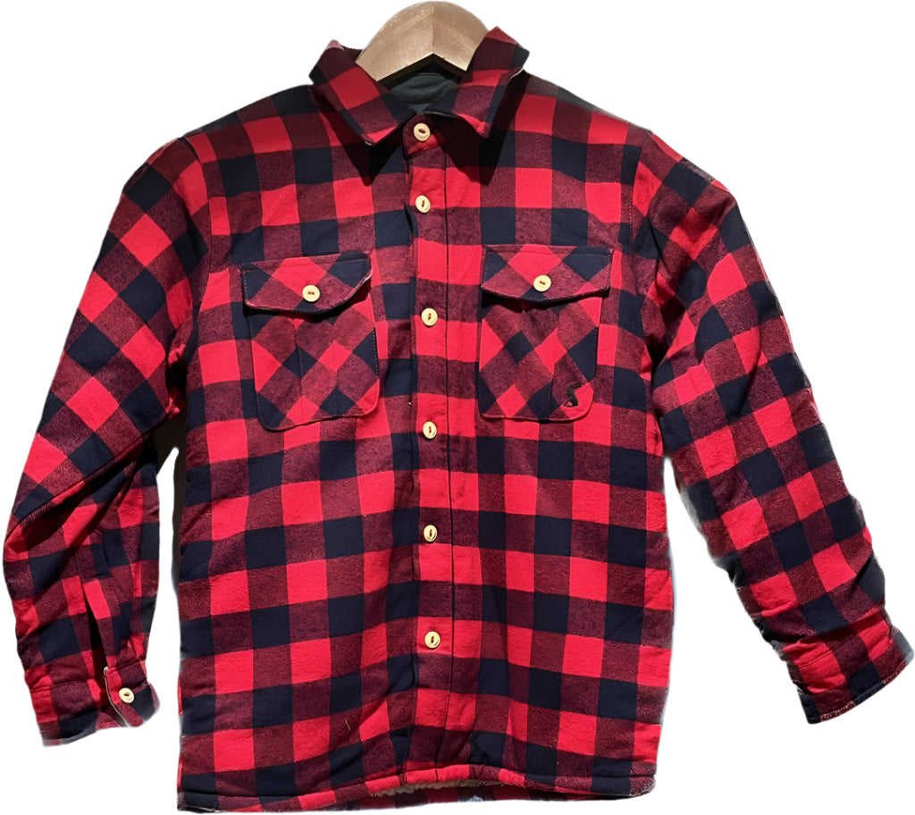 JOULES Red & Black Checked Shirt - Age 7