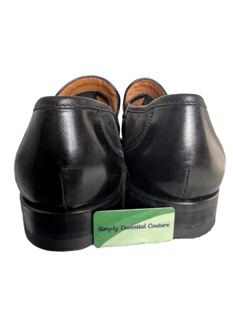 Loake Black Leather Loafers - UK11