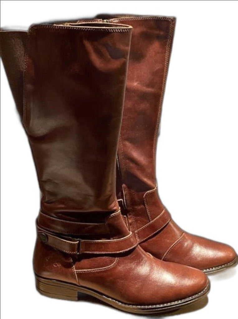 PRIMIGI Brown Leather Boots - UK4