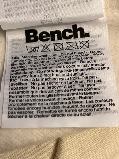 Bench Cream Hoodie Wash Label