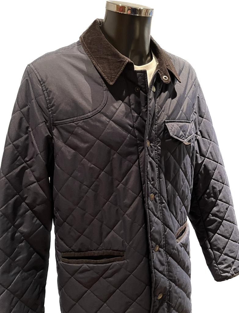 Ben Sherman Quilted Navy Jacket - XL