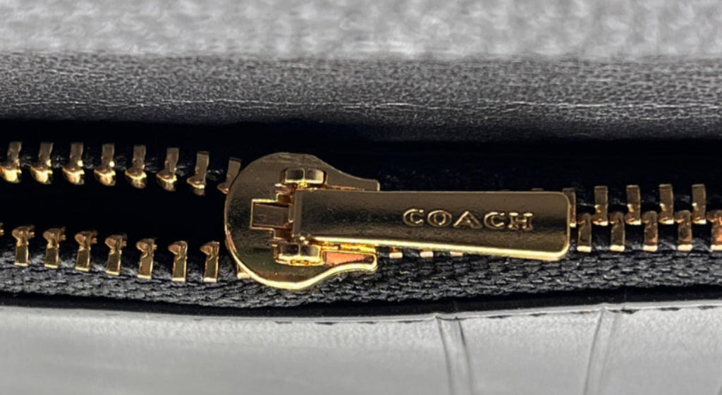 Coach Black Pebbled Leather Purse