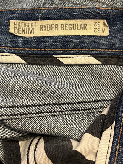 Hilfiger Blue Washed Jeans - W32 - Sizing