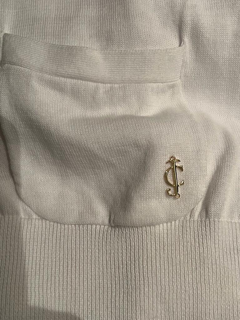 Juicy Couture White Cardigan Branding
