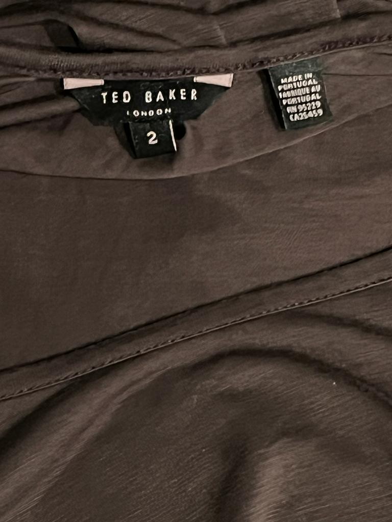 Ted Baker Chocolate Brown Top - UK 10
