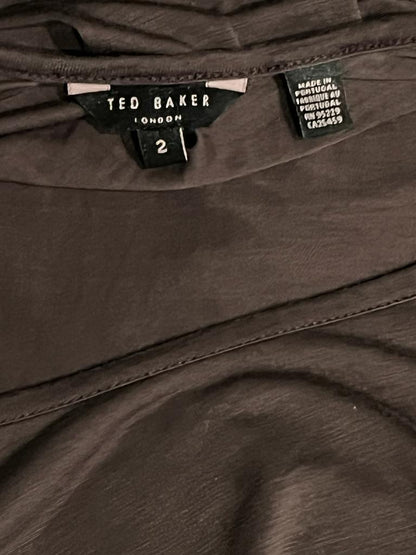 Ted Baker Chocolate Brown Top - UK 10