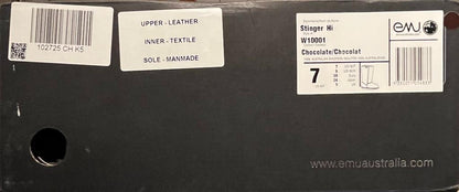 EMU Australia  Chocolate Stinger Hi -UK5