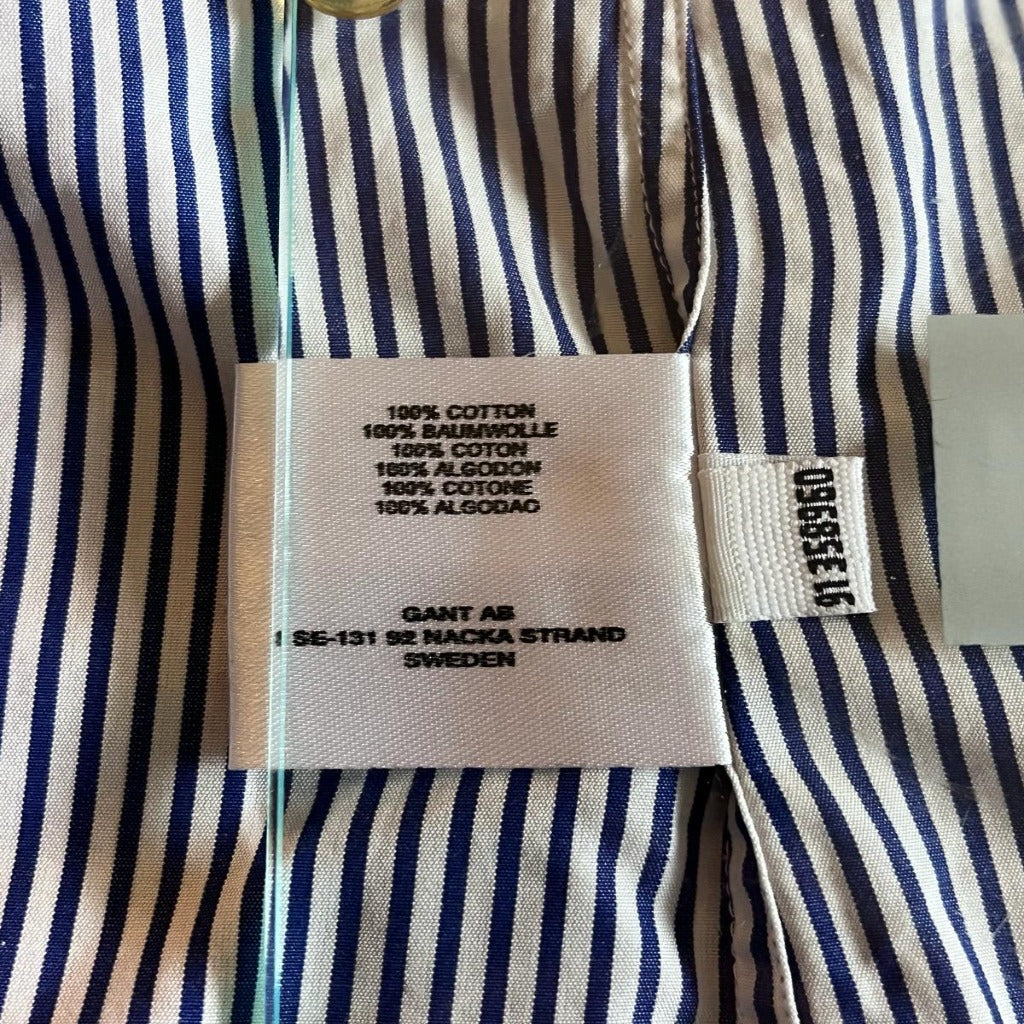 GANT Navy & White Shirt - Size L - Brand New with Tags