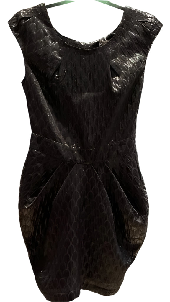 Lipsy London Black Keyhole Dress UK10