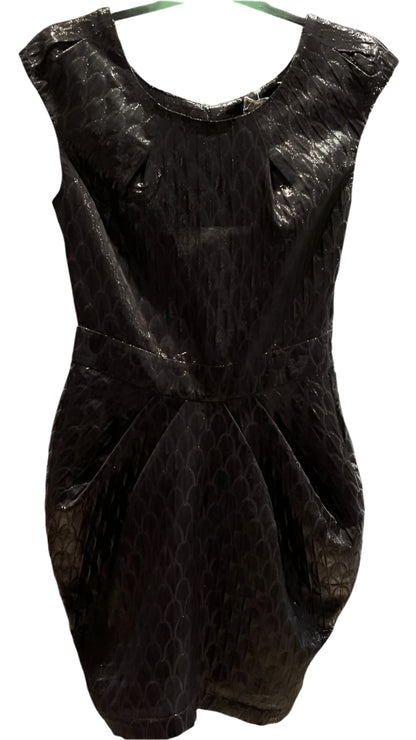 Lipsy London Black Keyhole Dress UK10