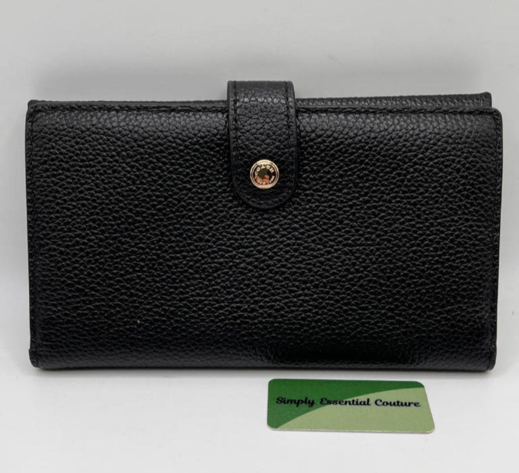 Coach Black Pebbled Leather Purse