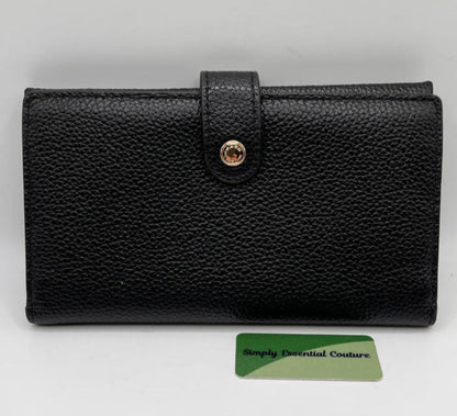 Coach Black Pebbled Leather Purse