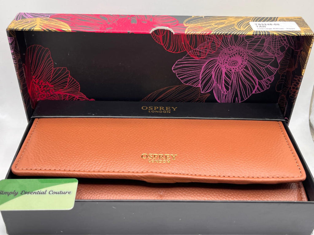 OSPREY Tan Leather Purse